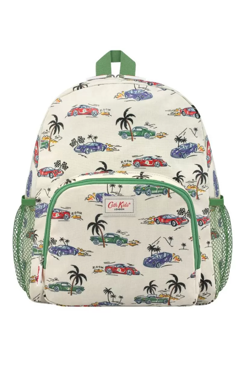 Shop Fast Cars Kids Classic Large Backpack With Mesh Pocket Kids Bags & Backpacks