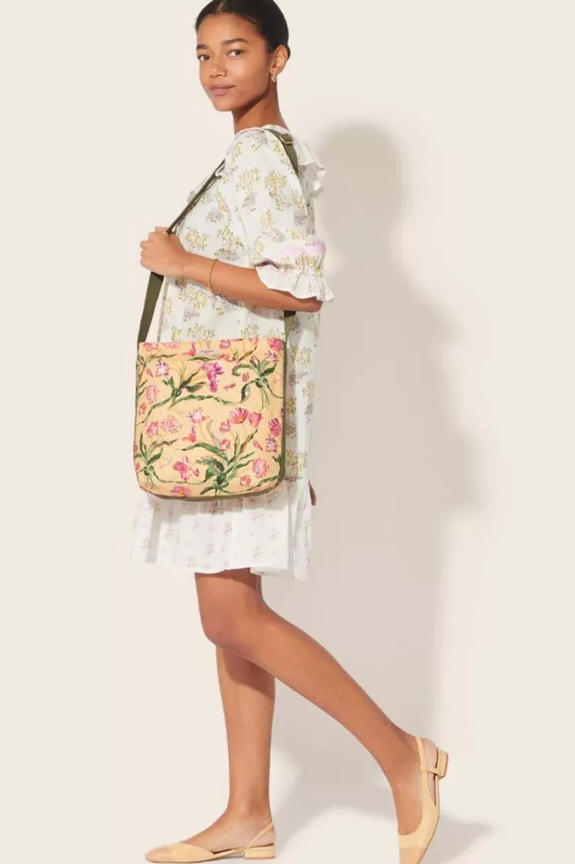 Hot Floral Fancy Zipped Messenger Bag Cross Body Bags