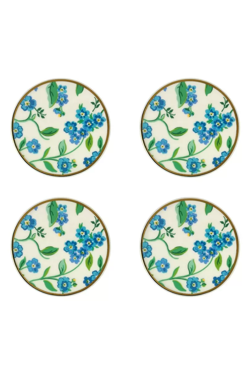 Best Forget Me Not Set Of 4 Coasters Cooking & Dining