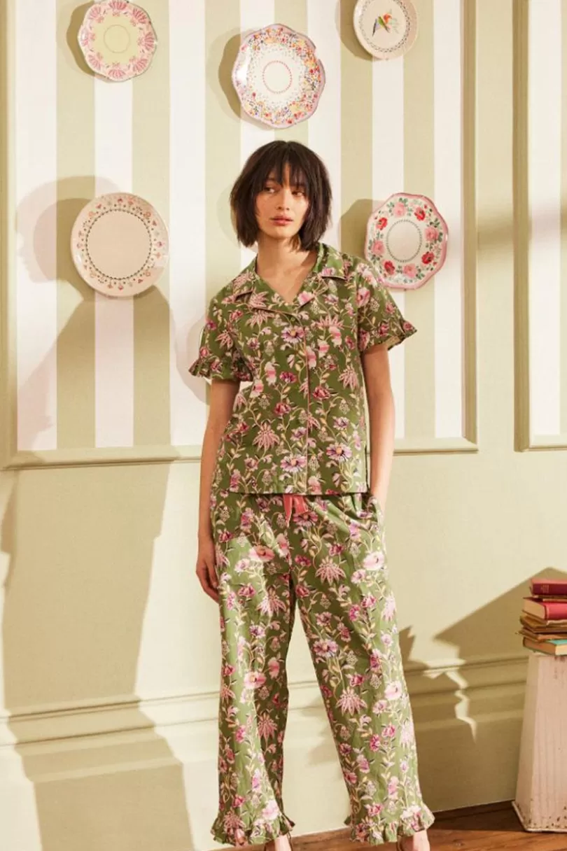 Fashion FRIENDSHIP GARDEN BUTTON THROUGH PJ Nightwear & Pj Sets