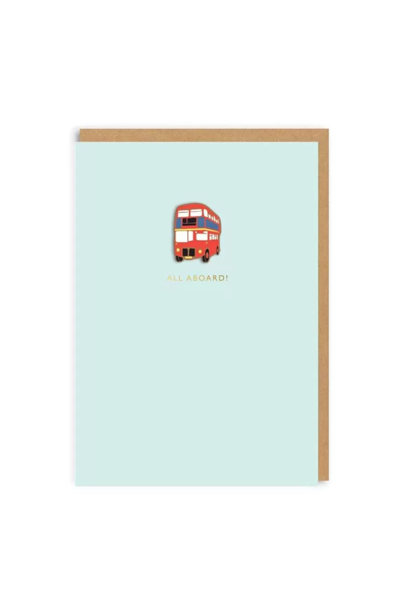 Best London BusEnamel Pin Card Stationery