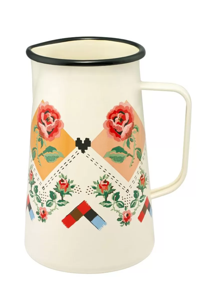 Cheap Patchwork Enamel Jug Cooking & Dining | Picnic Essentials