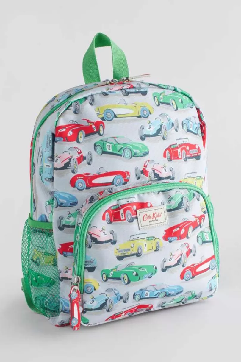 Sale RETRO CARS KIDS CLASSIC LARGE BACKPACK WITH MESH POCKET Kids Bags & Backpacks