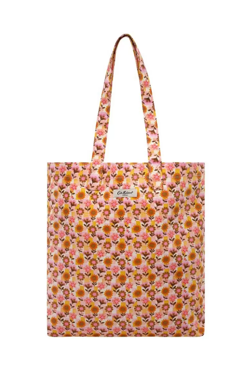 Sale Retro Ditsy Cotton Bookbag Shopper & Bookbags