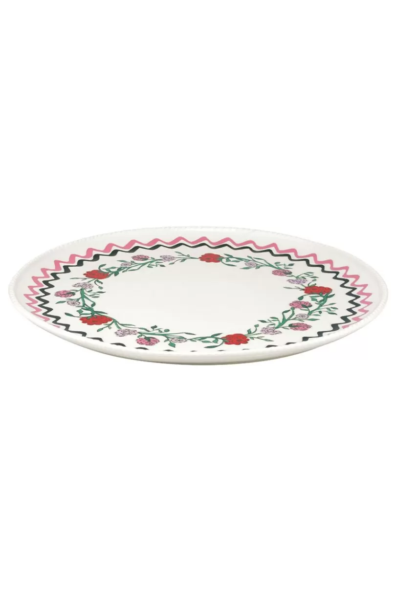 Cheap Rose Garland Round Platter Cooking & Dining