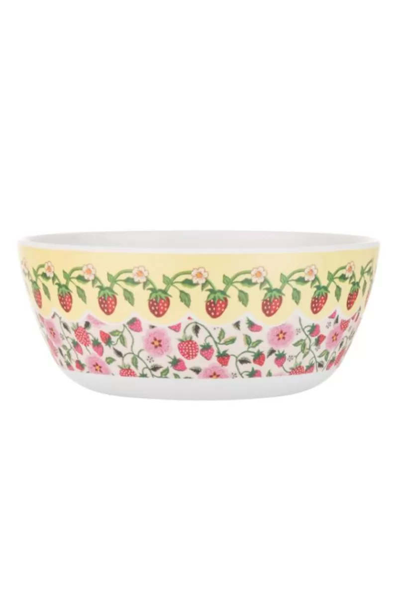 Online STRAWBERRY 4PK MELAMINE PICNIC CEREAL BOWLS Cooking & Dining | Picnic Essentials