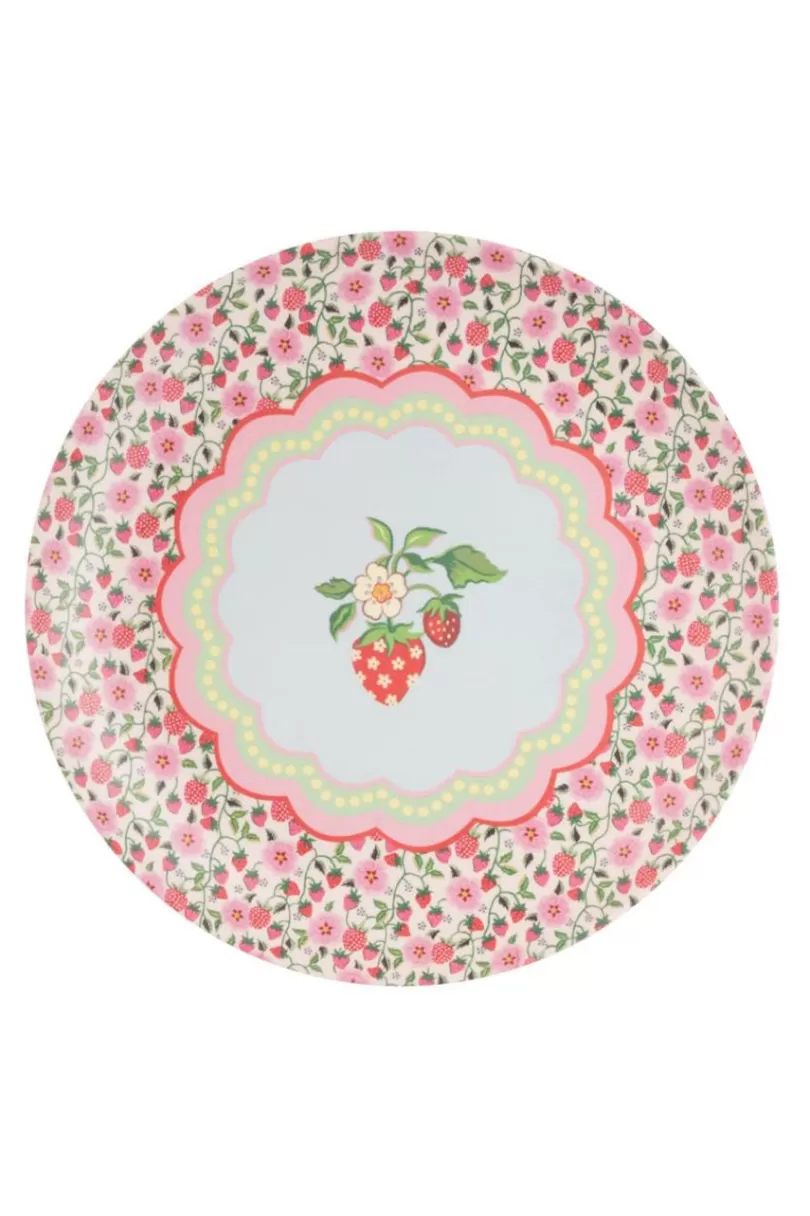 Discount STRAWBERRY 4PK MELAMINE PICNIC DINNER PLATES Cooking & Dining | Picnic Essentials