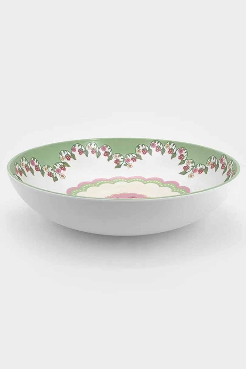 Hot STRAWBERRY MELAMINE PICNIC SALAD BOWL Garden Accessories | Picnic Essentials