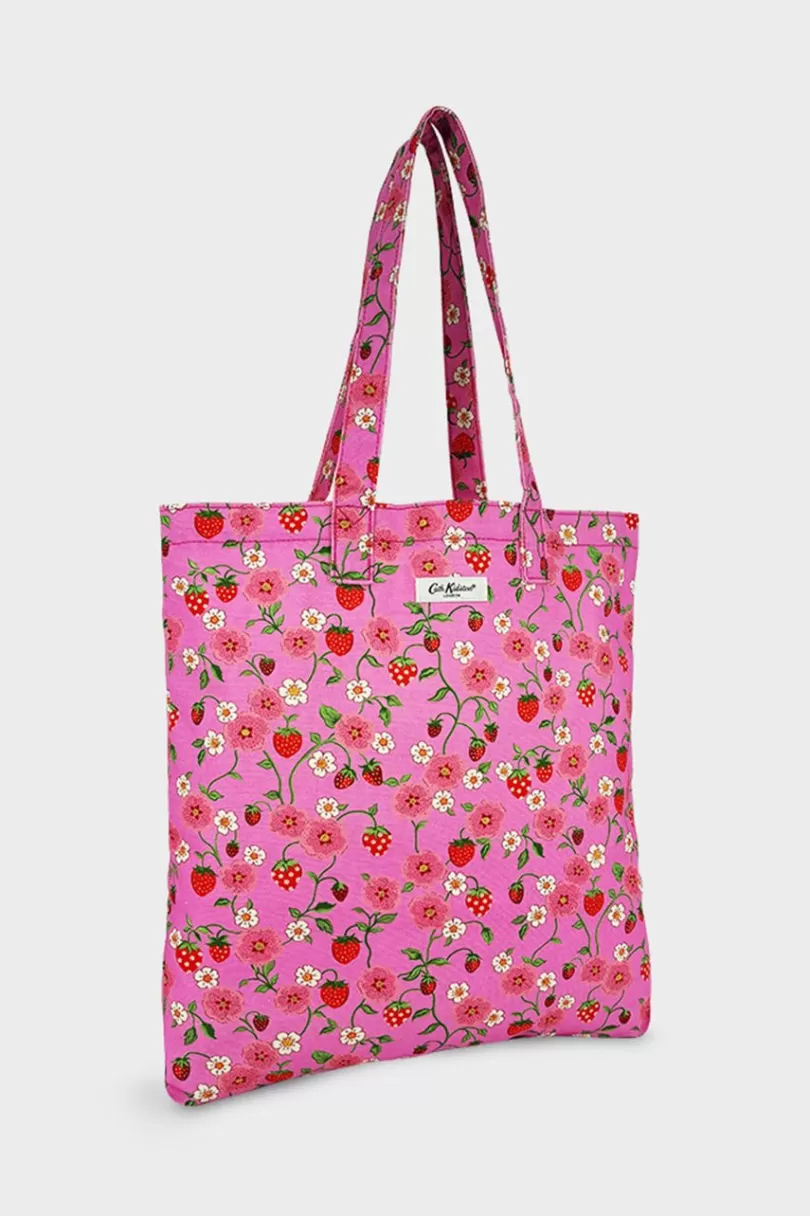 Sale STRAWBERRY SMALL LARGE BOOKBAG Shopper & Bookbags