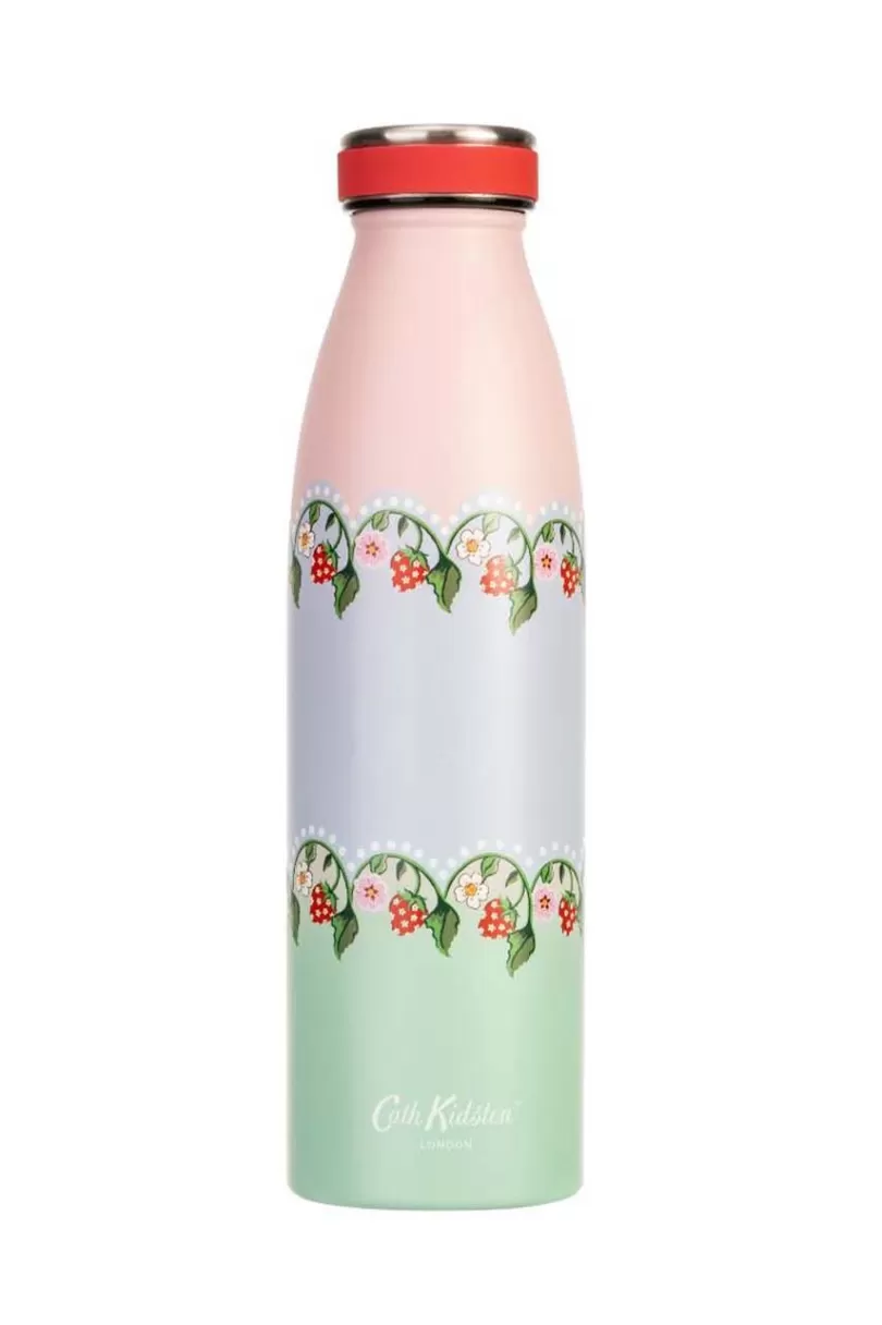 Cheap STRAWBERRY STAINLESS STEEL WATER BOTTLE 460ML Lunch Boxes & Bottles | Lunch Boxes & Bottles