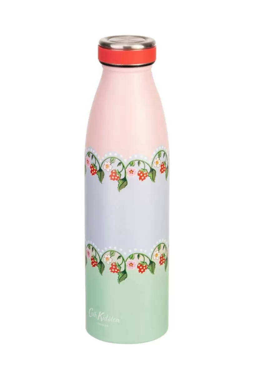 Cheap STRAWBERRY STAINLESS STEEL WATER BOTTLE 460ML Lunch Boxes & Bottles | Lunch Boxes & Bottles