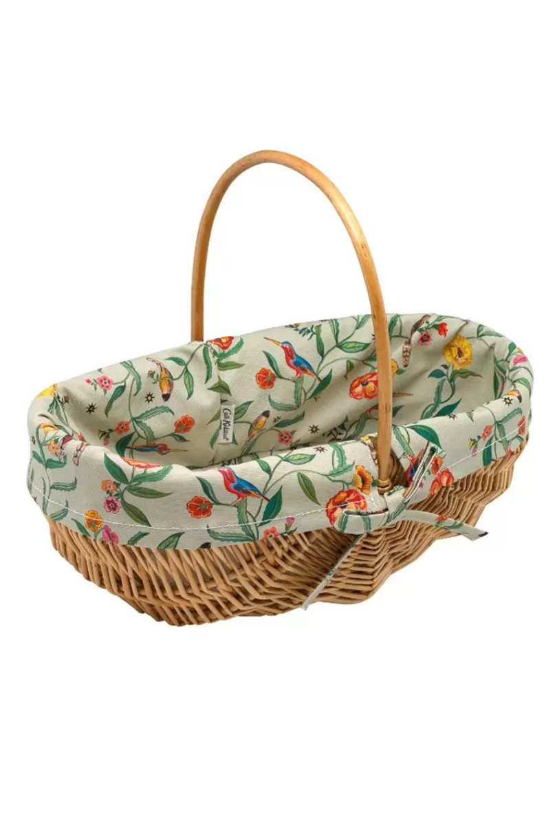 Fashion Summer Birds Wicker Garden Trug Garden Accessories