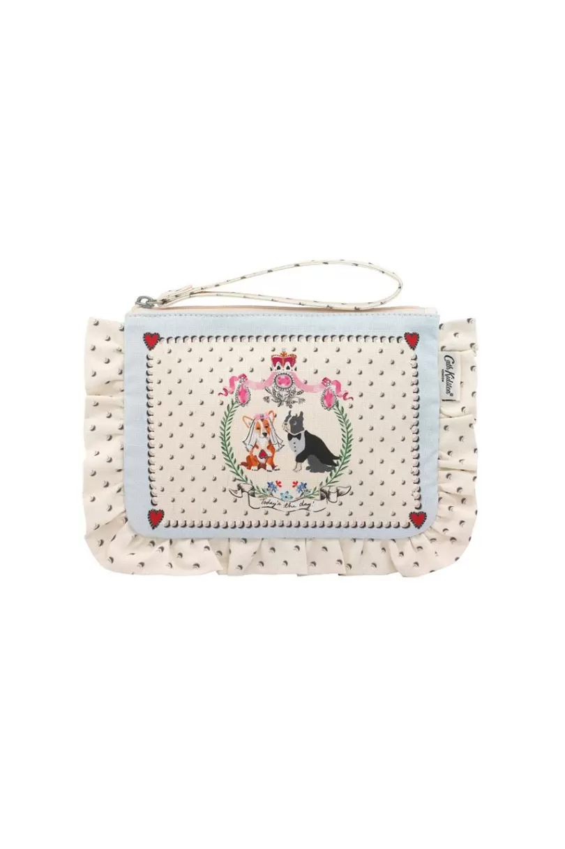 New Wedding Frill Wristlet Pouch - Mr And Mrs Purses & Wallets | Pouches